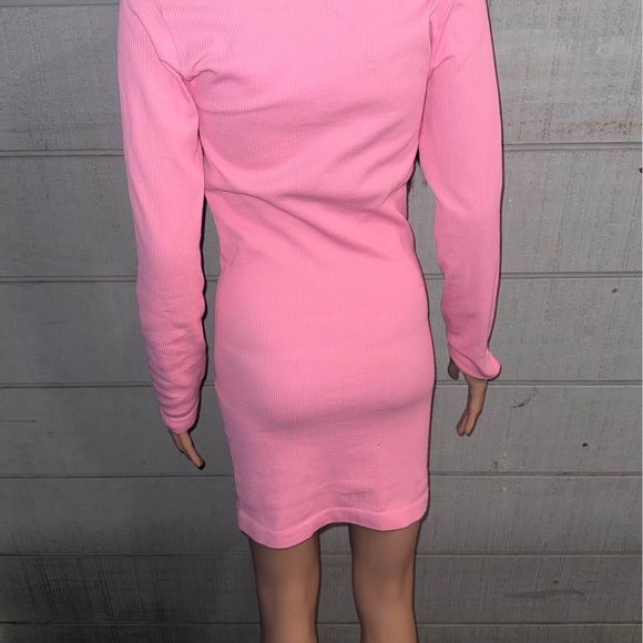 Women’s OQQ shaped ribbed mini square neck dress size XL - Picture 3 of 4